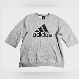 Adidas Women’s Athletic Casual Heather Gray Sweatshirt